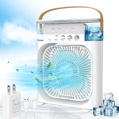 (FREE HOME DELIVERY) Portable Air Conditioner Fan With 3 Wind Speeds, Humidifier With LED Night Light Water Mist Fans Prime deals