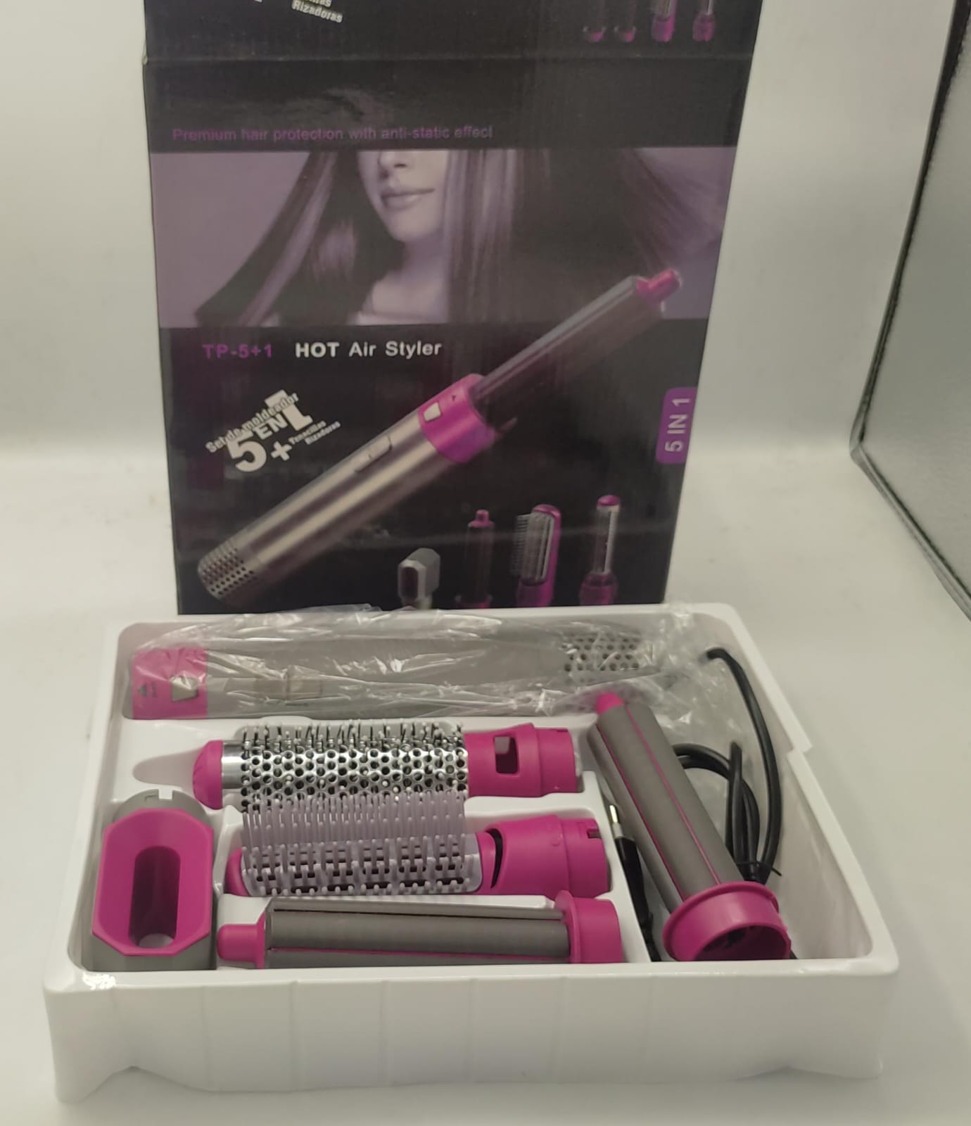 Hot Air Brush: Dry, Style, and Volumize with Ionic Technology (5-in-1) Prime Deals